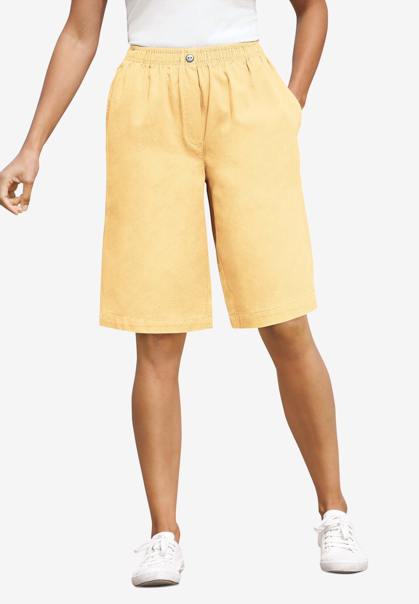 7-Day Elastic-Waist Cotton Short