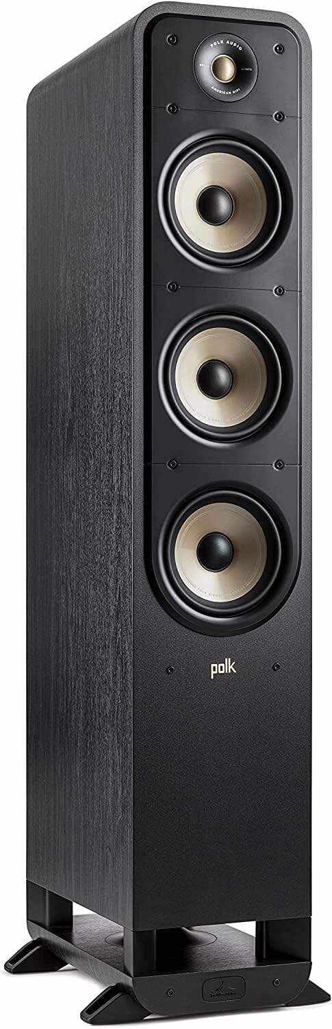 Polk Audio Signature Elite ES20 Bookshelf Speaker - Hi-Res Audio Certified,Dolby Atmos & DTS:X Compatible, 1