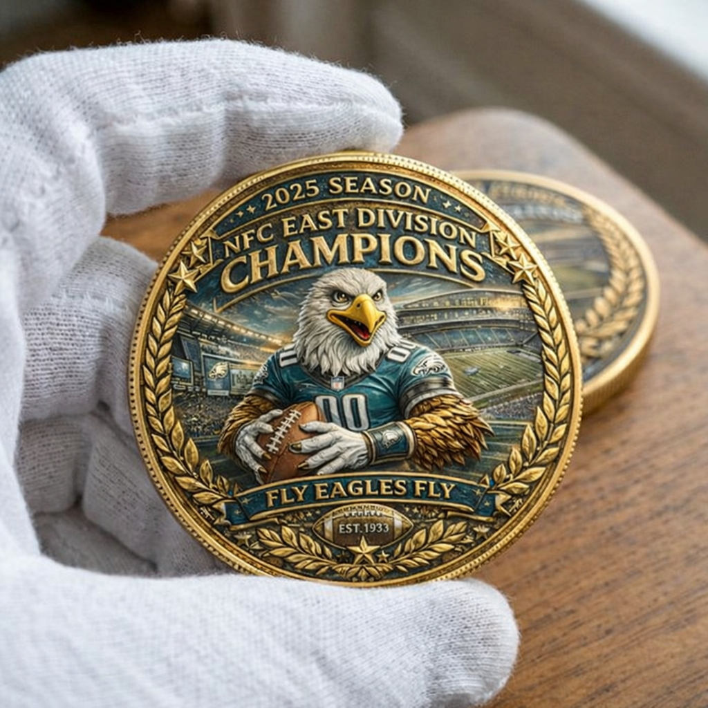 Eagle 2025NFC Eastern Division Champion Commemorative Coin