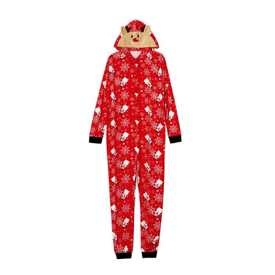 Christmas Cartoon Printed Onesie Family Pajamas Set