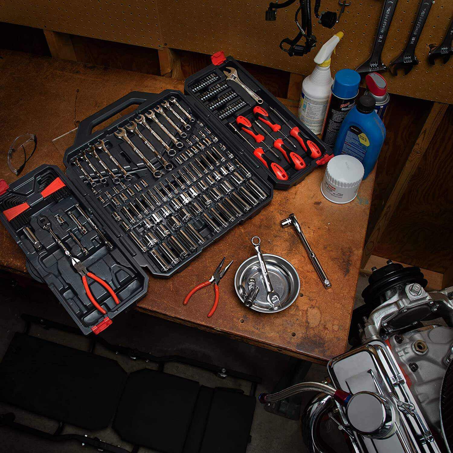 180 Pc. Professional Tool Set in Tool Storage Case - CTK180