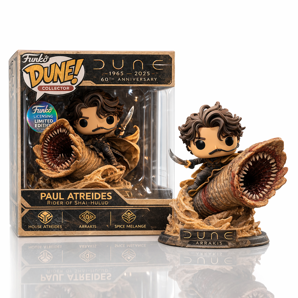 DUNE 60th Anniversary Shai-Hulud Rider Collector Figure