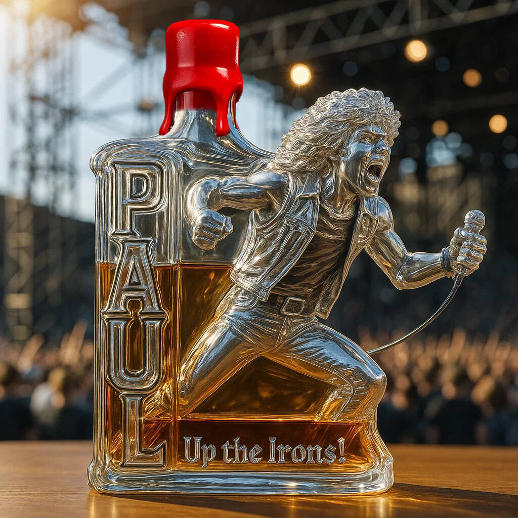Paul Mario Day Limited Edition Whisky Bottle