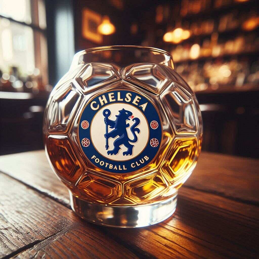 ⚽Premier League Football Glass