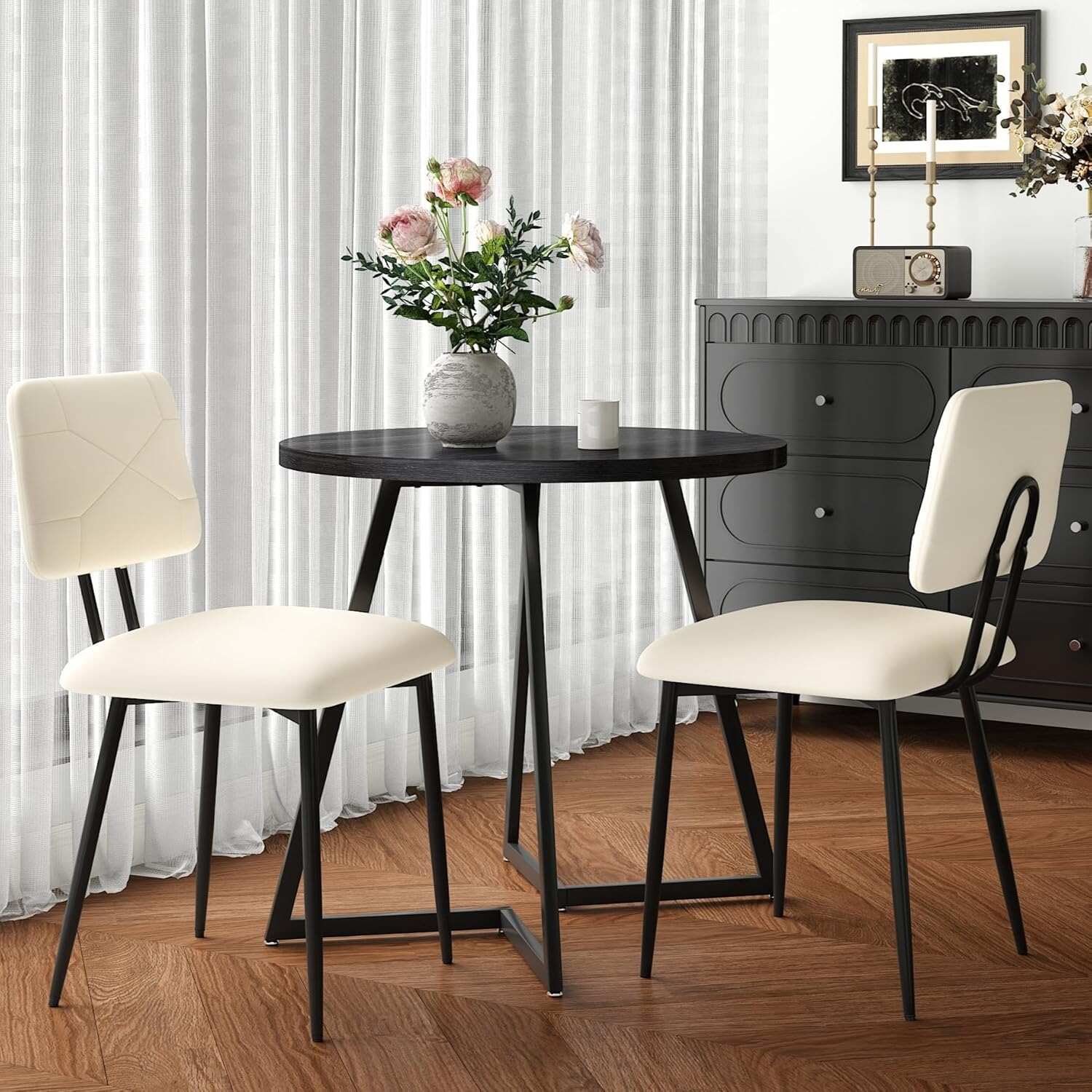 VECELO Dining Chairs Set of 2