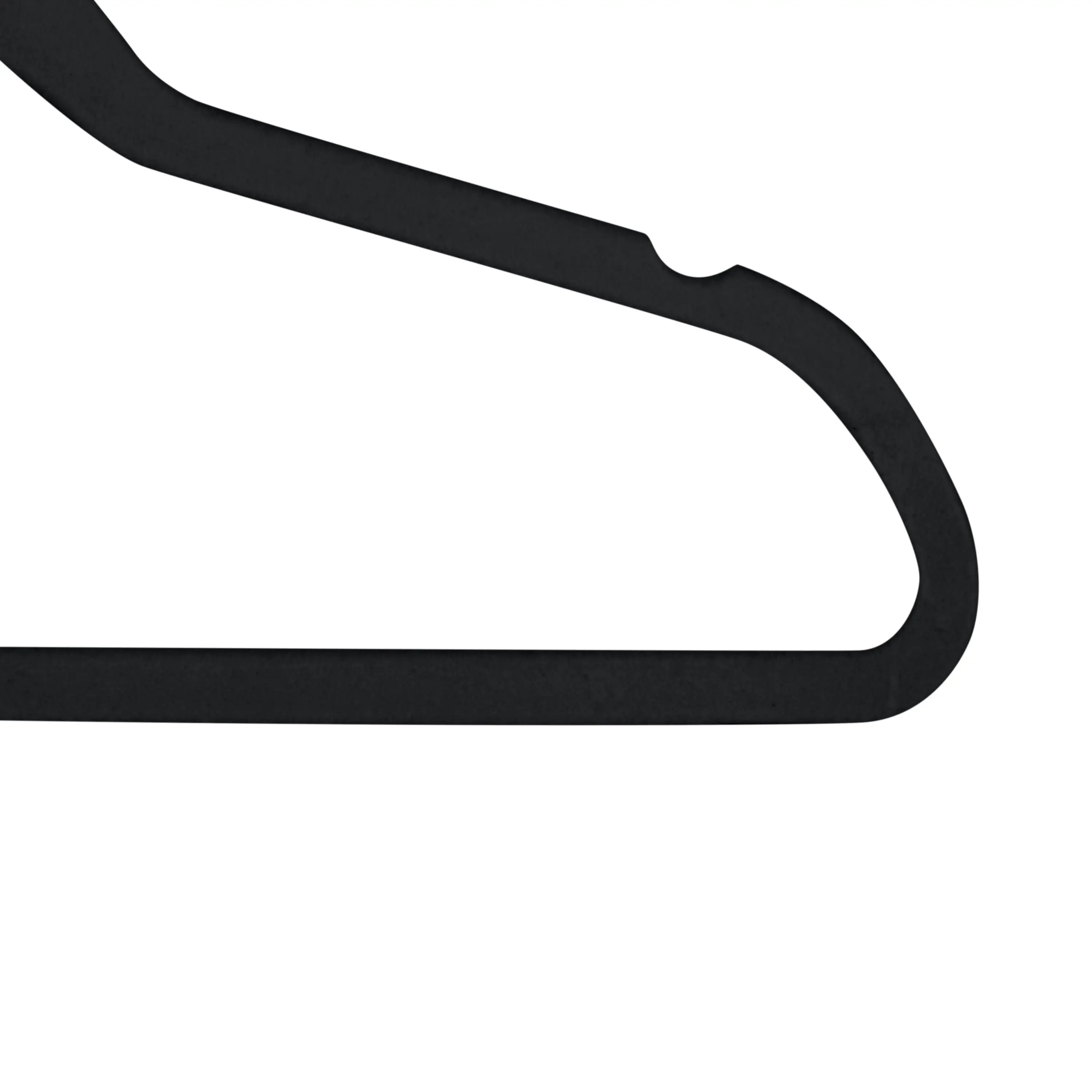 Simplify 25 Pack Slim Velvet Gold Hook Hangers - 17.7