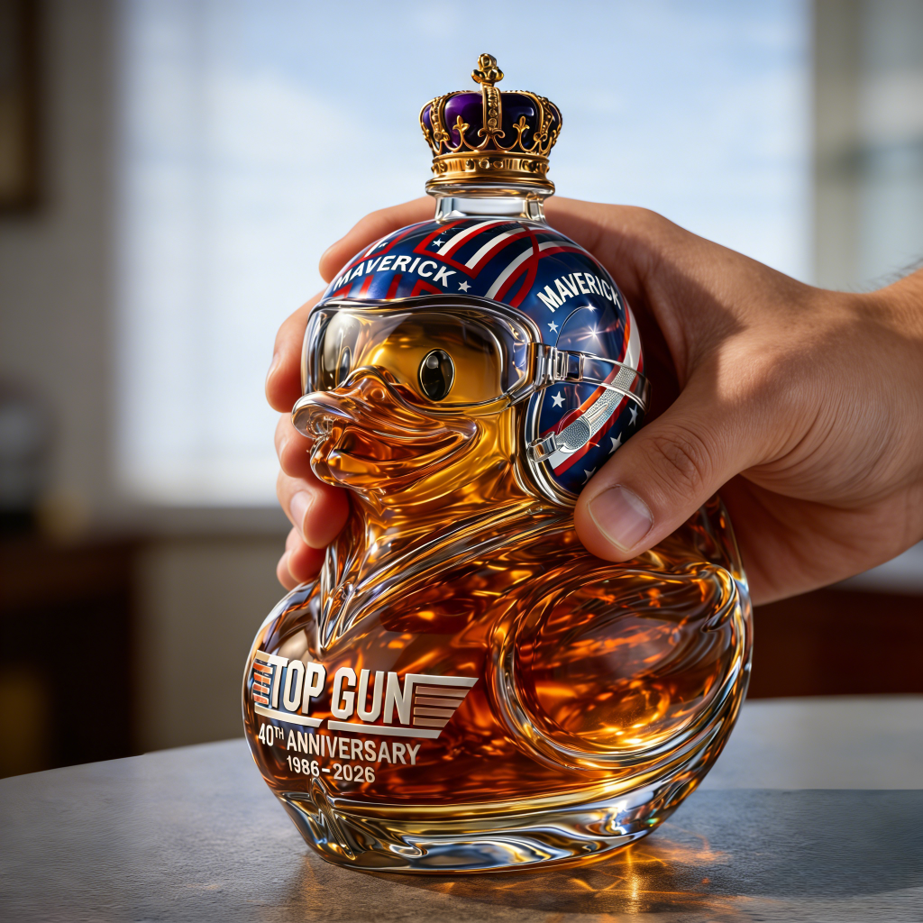 Top Gun 40th Anniversary Maverick Duck Whisky Decanter