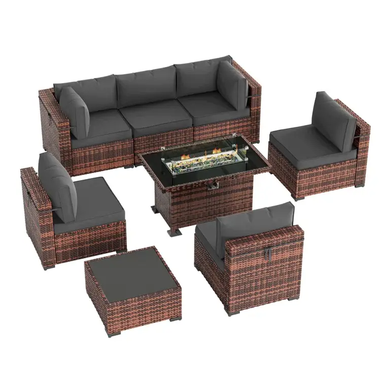 Ceilia 6 - Person Outdoor Seating Group with Cushions