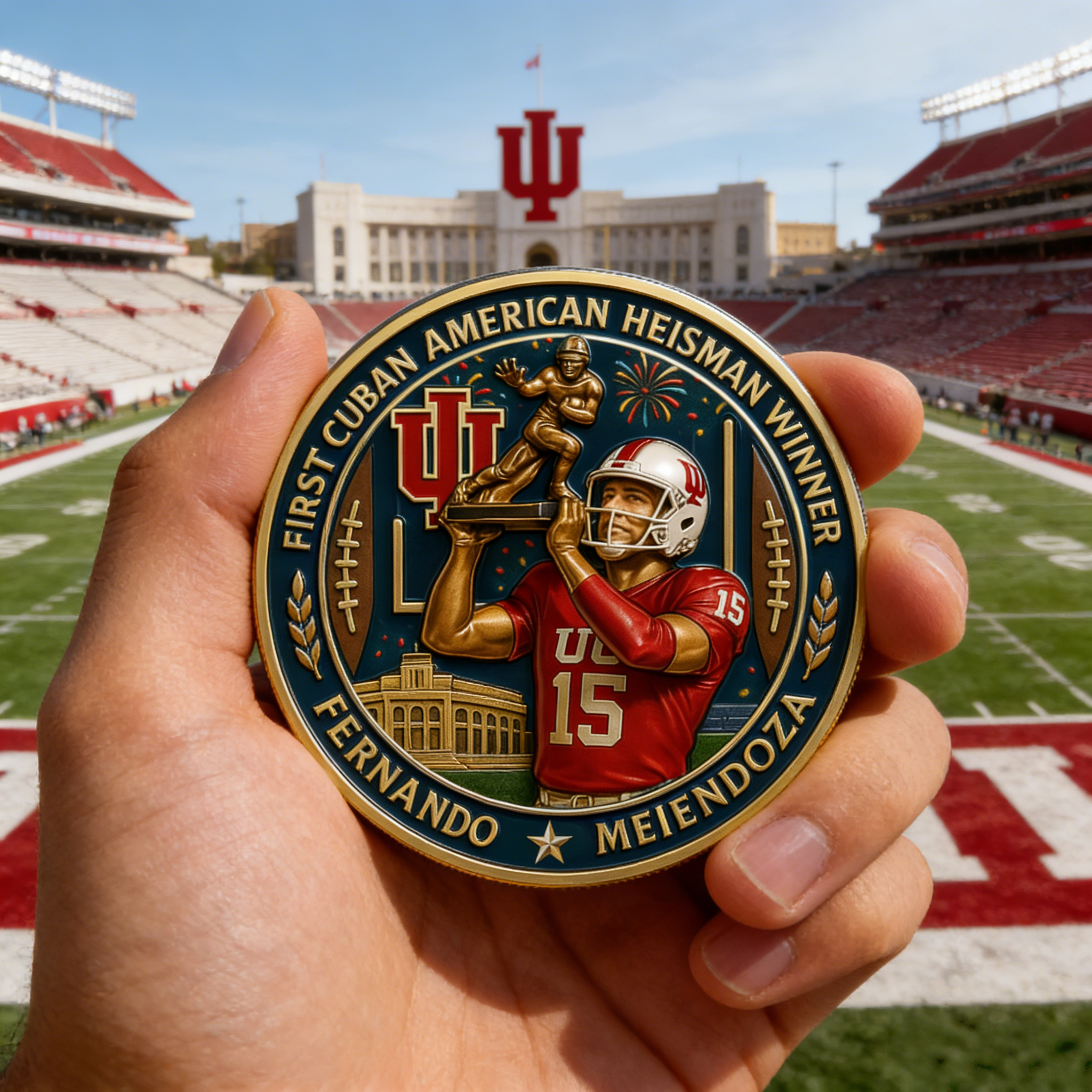 Fernando Mendoza 2025 Heisman Trophy Commemorative Coin