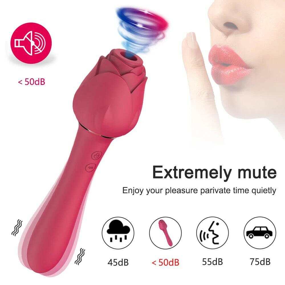 Rose Sucking Vibrator