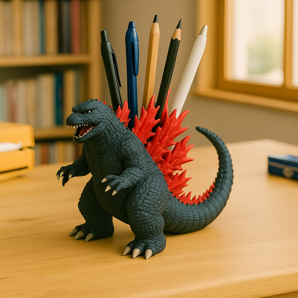 Godzilla Pen Holder