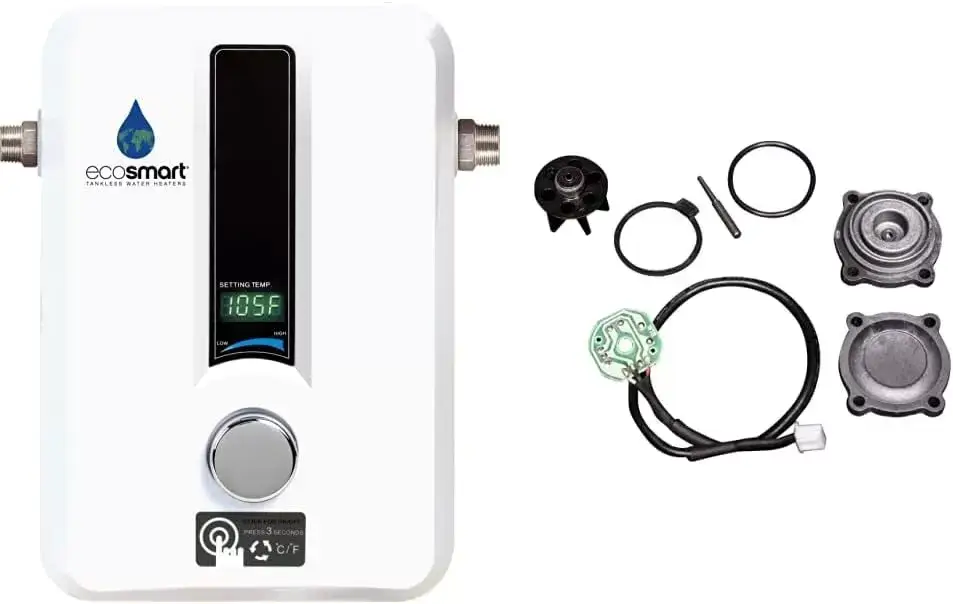 EcoSmart ECO 11 Electric Tankless Water Heater, 13KW at 240 Volts with Patented Self Modulating Technology