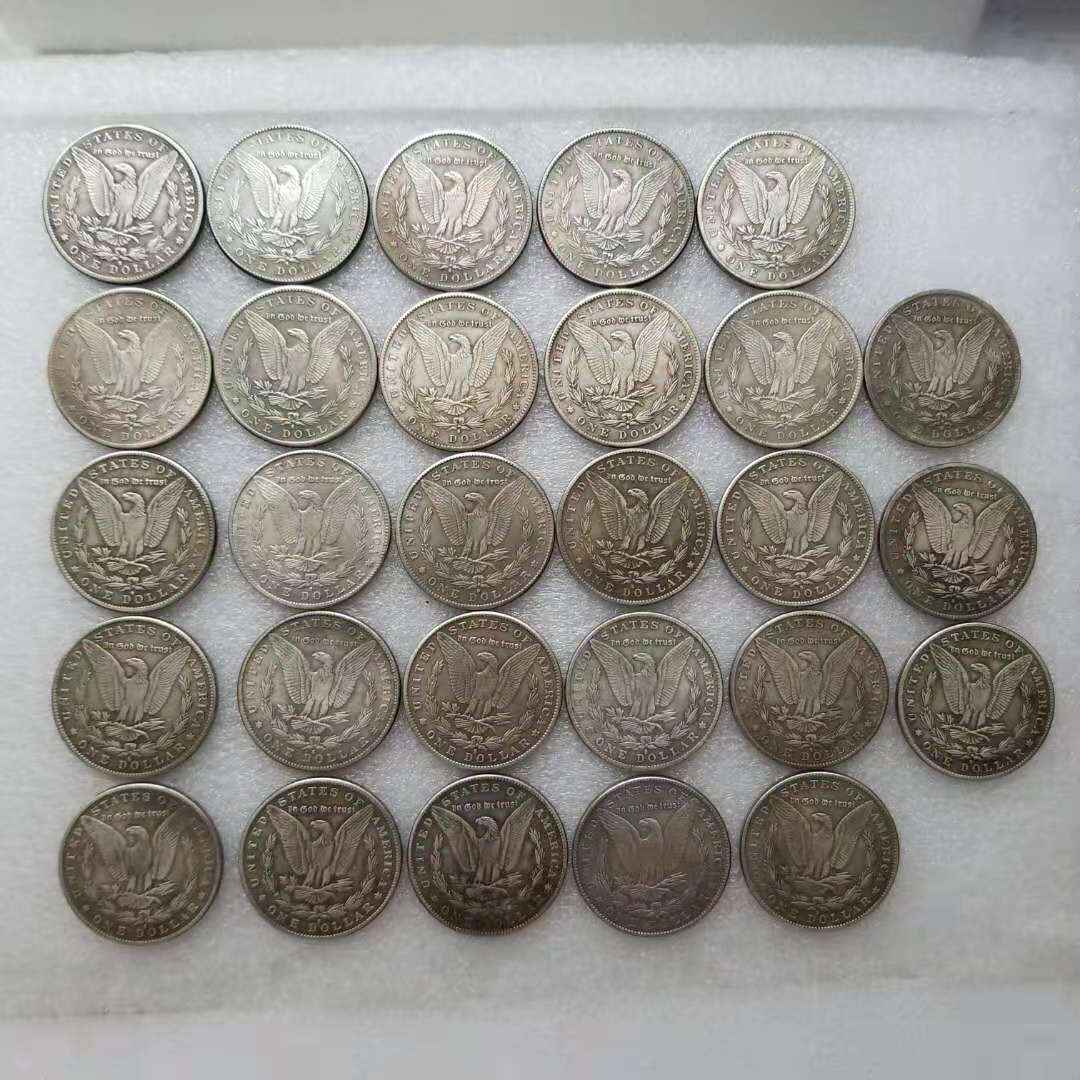 【Complete Set】1878–1921 S Morgan Silver Dollar Set-28PC — MS60💰 Free Shipping