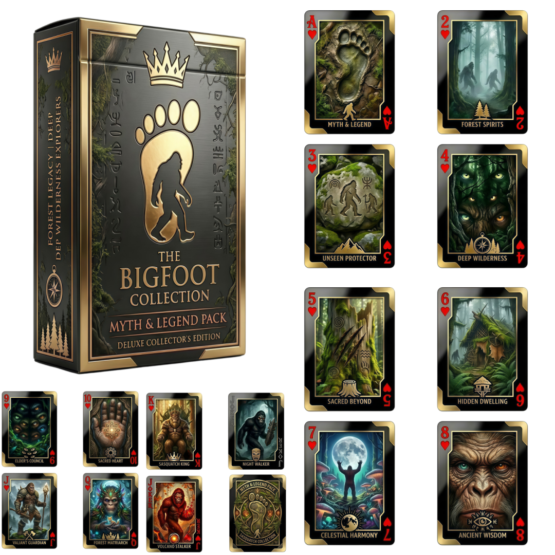 Bigfoot Playing Cards