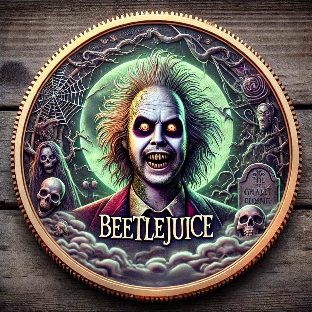 Beetlejuice commemorative coin