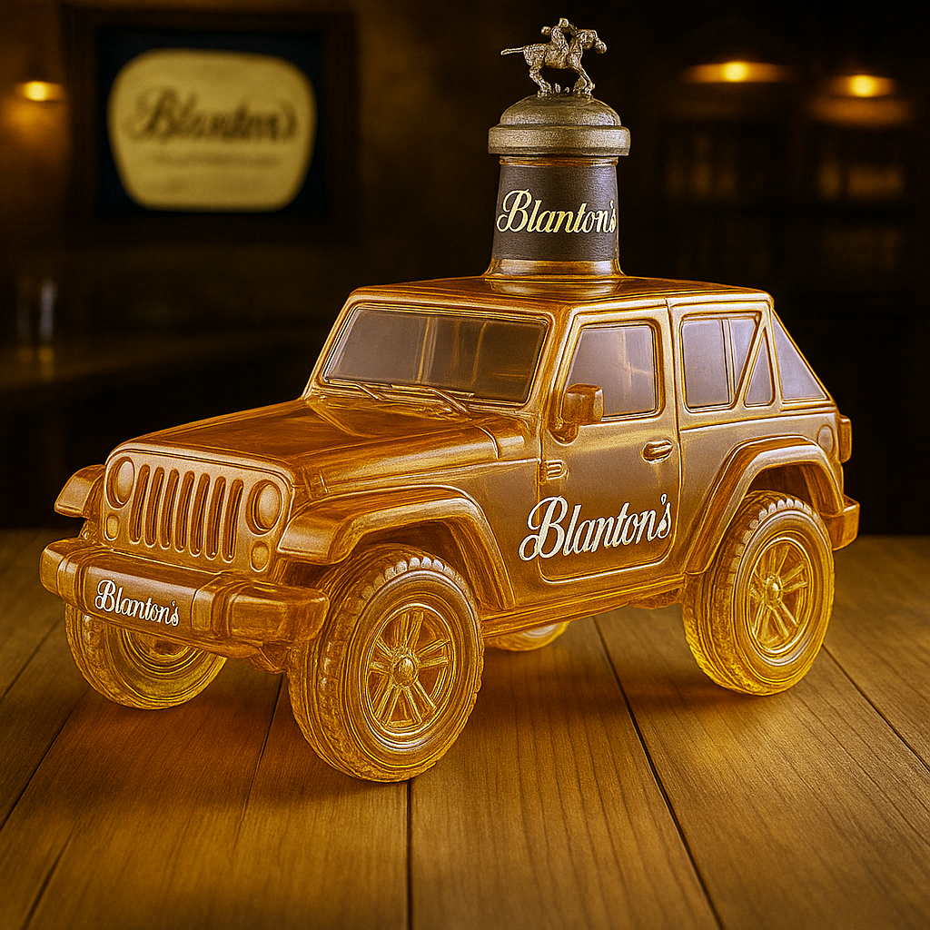 Jeep whiskey bottle
