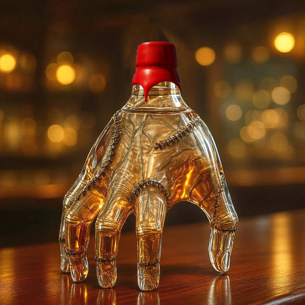 Wednesday Thing Whiskey bottle