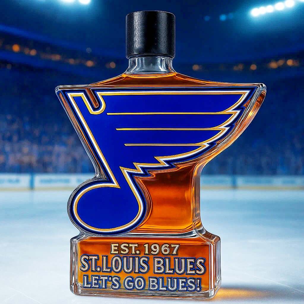 St. Louis Blues Limited Edition Whiskey Bottle