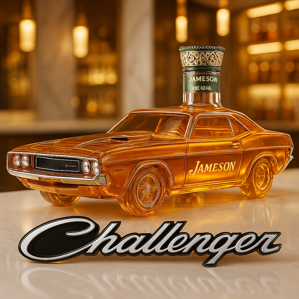 Dodge Challenger R/T 426 Whiskey Bottle