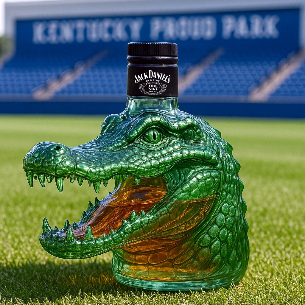 Florida Gator Whiskey Bottle