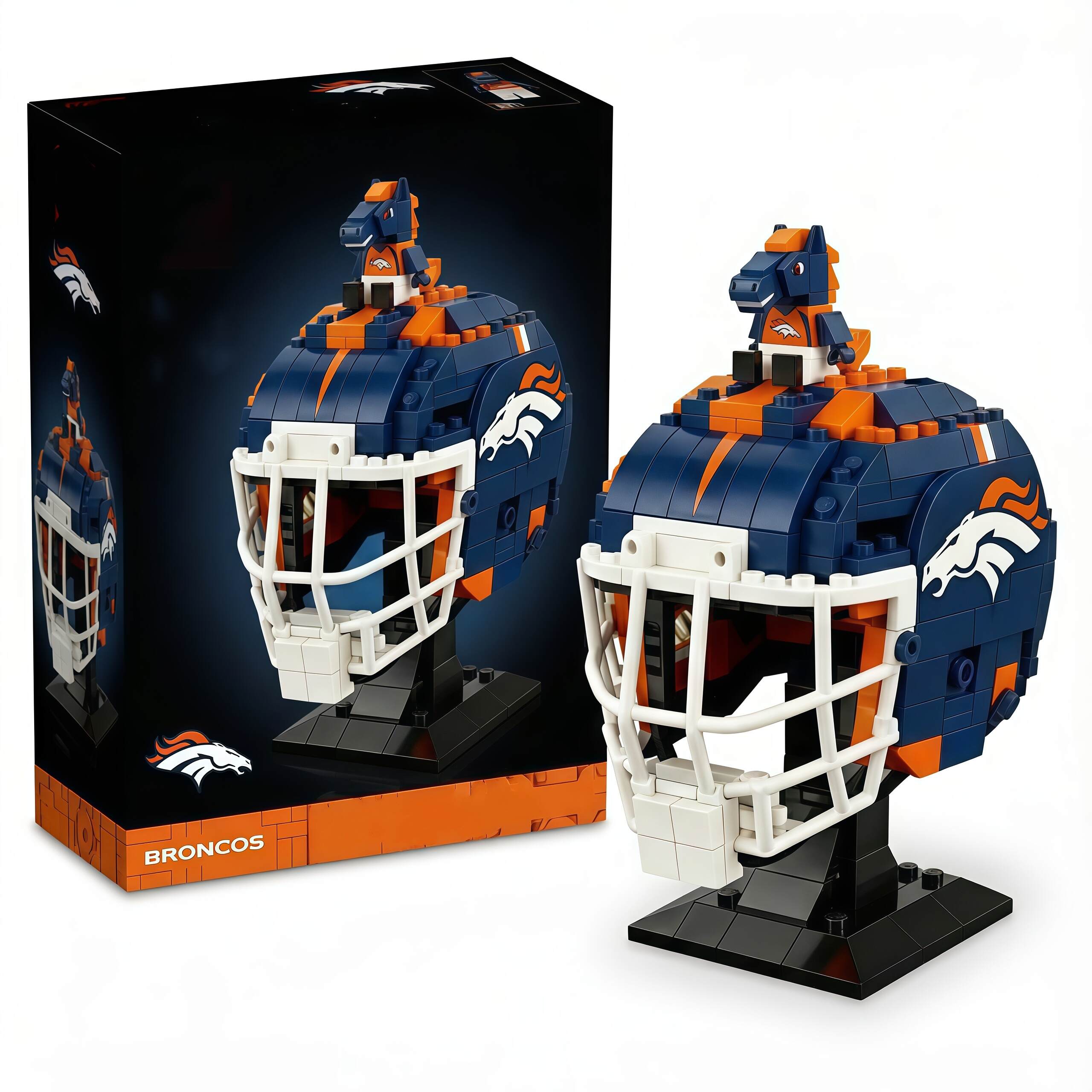 American Pro Football Brick Helmet Collector Brick Set