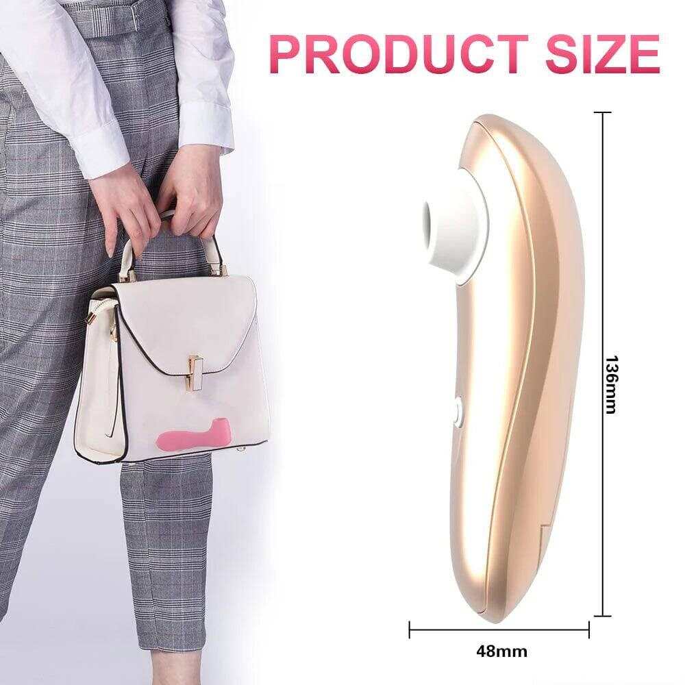 Powerful Clit Sucker Vibrator – Tongue Vibrating Nipple Sucking Stimulator