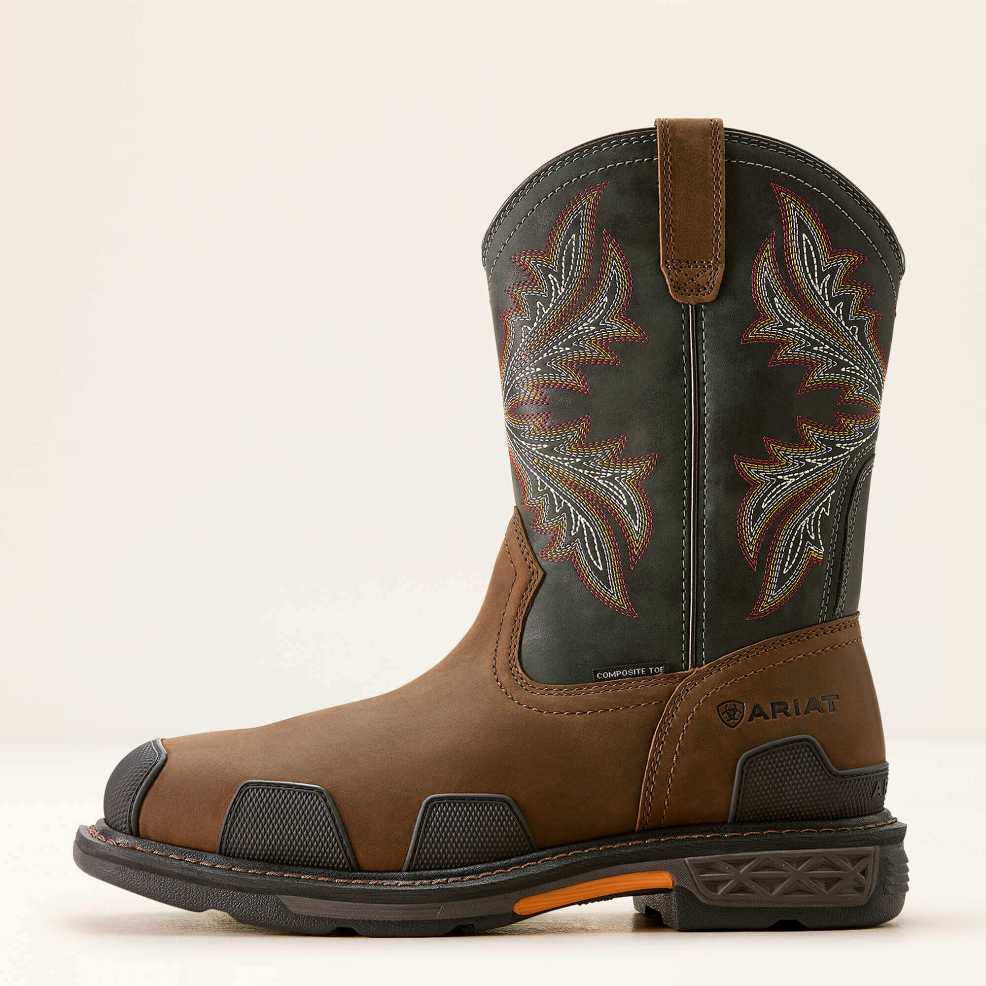 OverDrive Wide Square Toe Composite Toe Work Boot