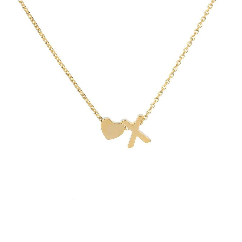 🔥Last Day 69% OFF ✨Personalized Gold Heart A-Z Initial Necklace Jewelry Gift for Her
