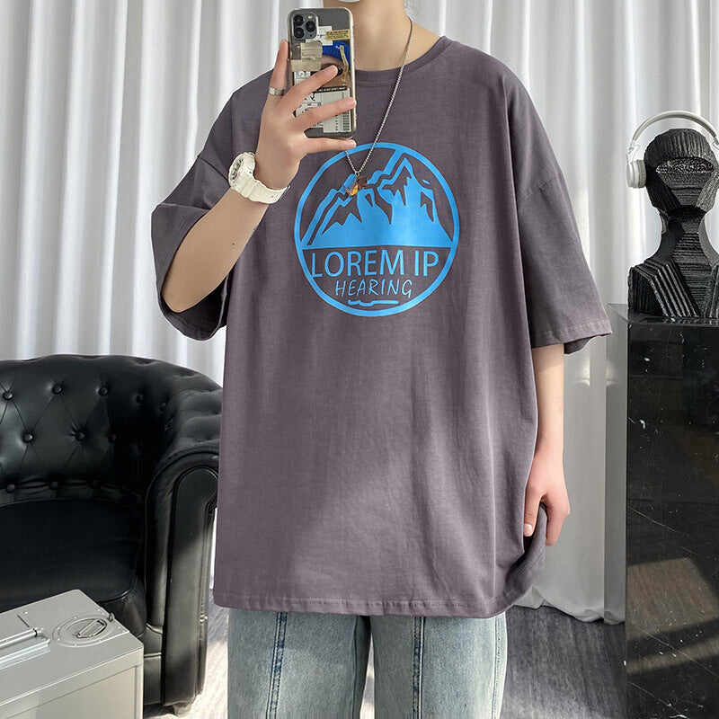 Summer New Five-Point Short-Sleeved T-Shirt Men