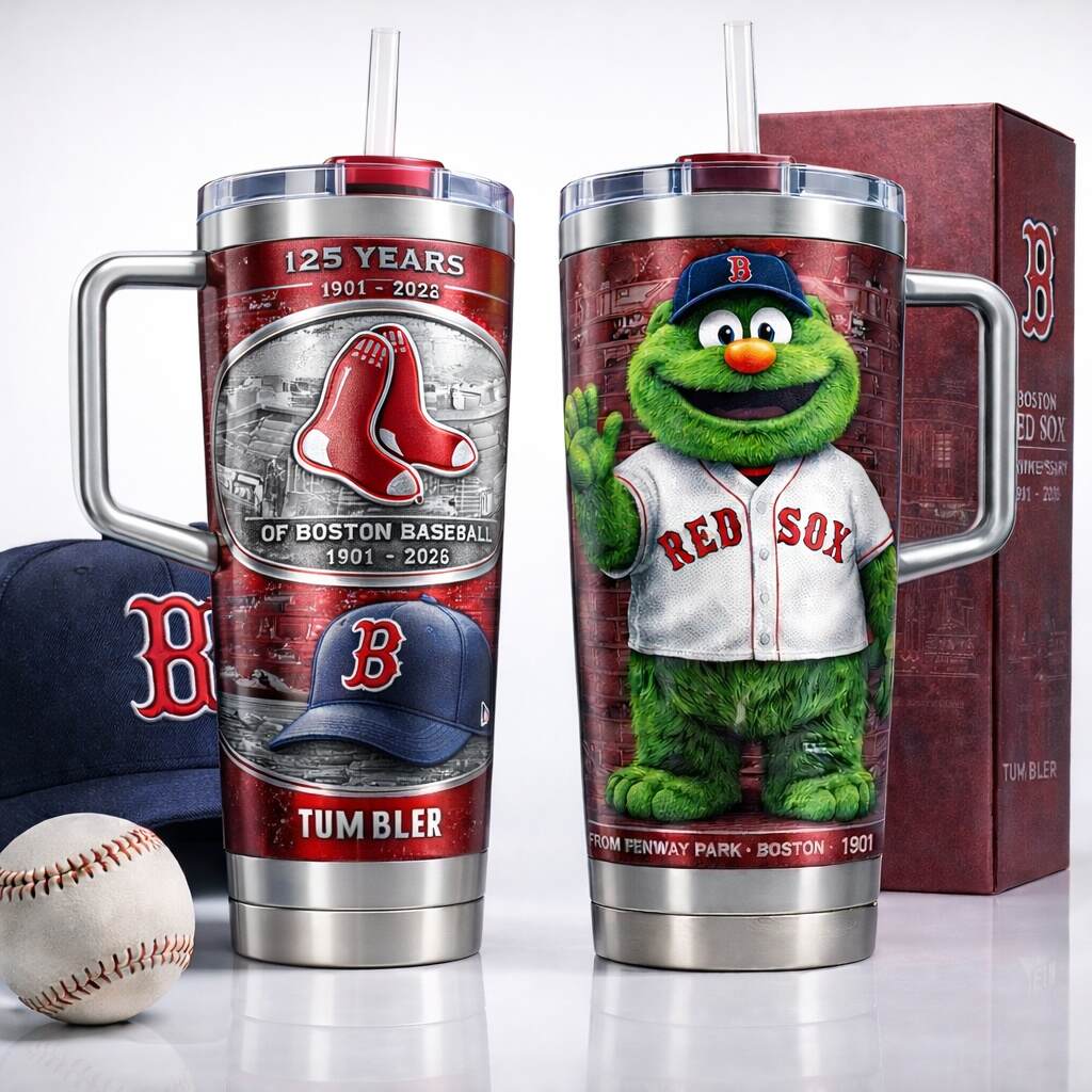 ⚾ BOSTON RED SOX 125TH ANNIVERSARY LIMITED EDITION TUMBLER