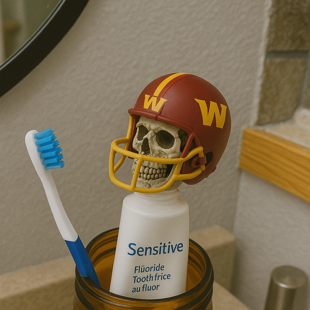 💀🏈NFL Skull Toothpaste Cap
