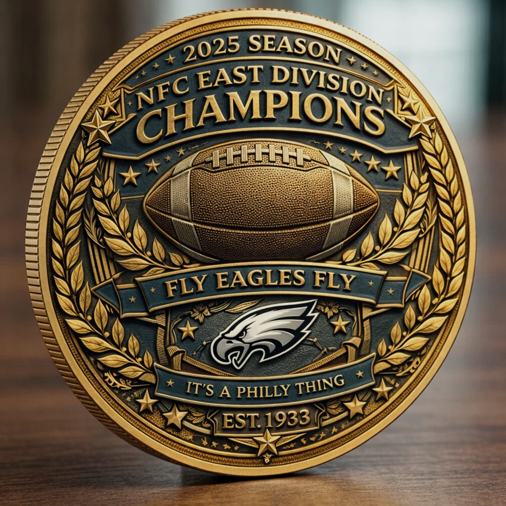 Eagle 2025NFC Eastern Division Champion Commemorative Coin