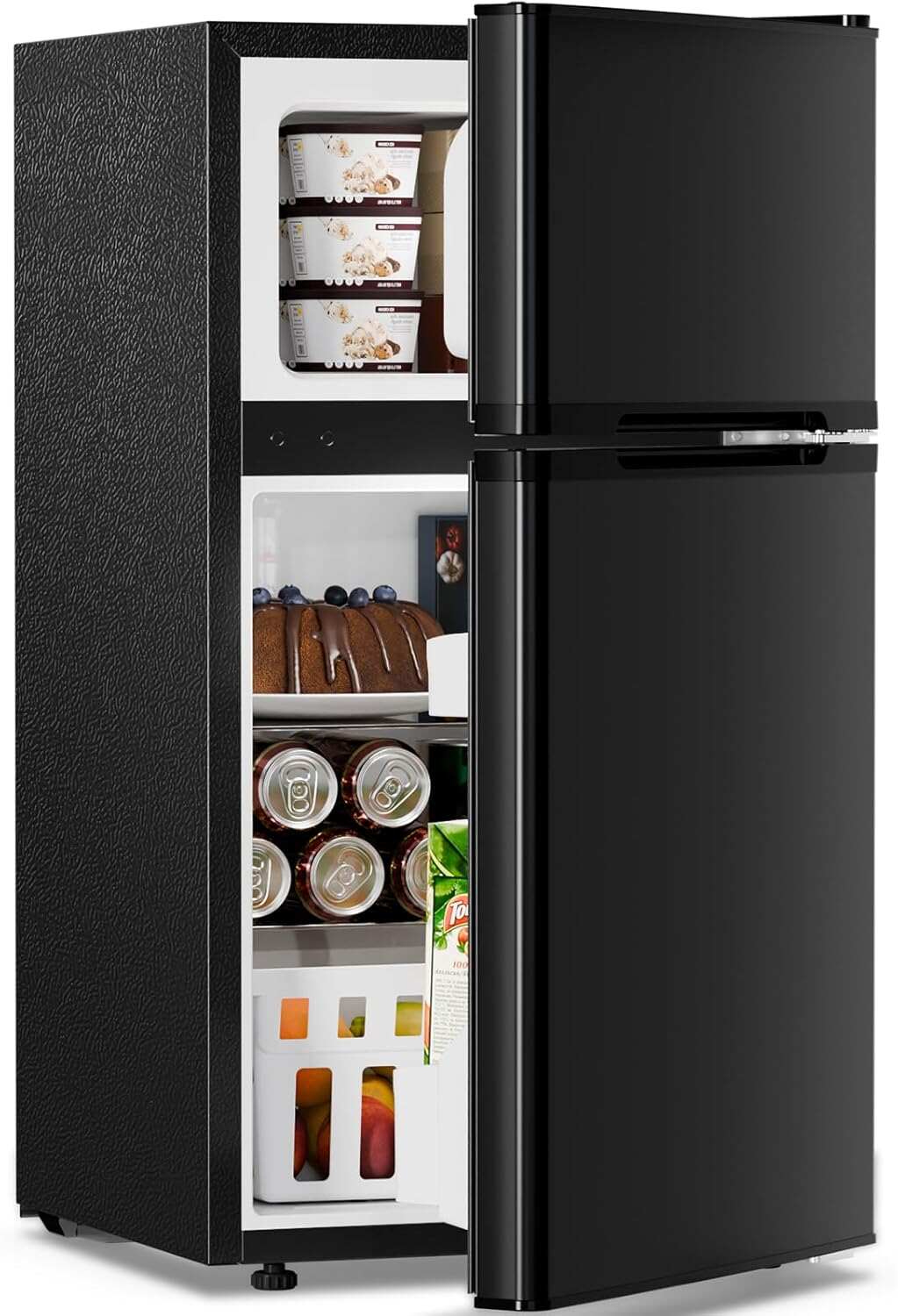🔥Clearance Sale🔥3.2 Cu.Ft Compact Refrigerator with Freezer – Space-Saving Cooling for Drinks, Food & Snacks
