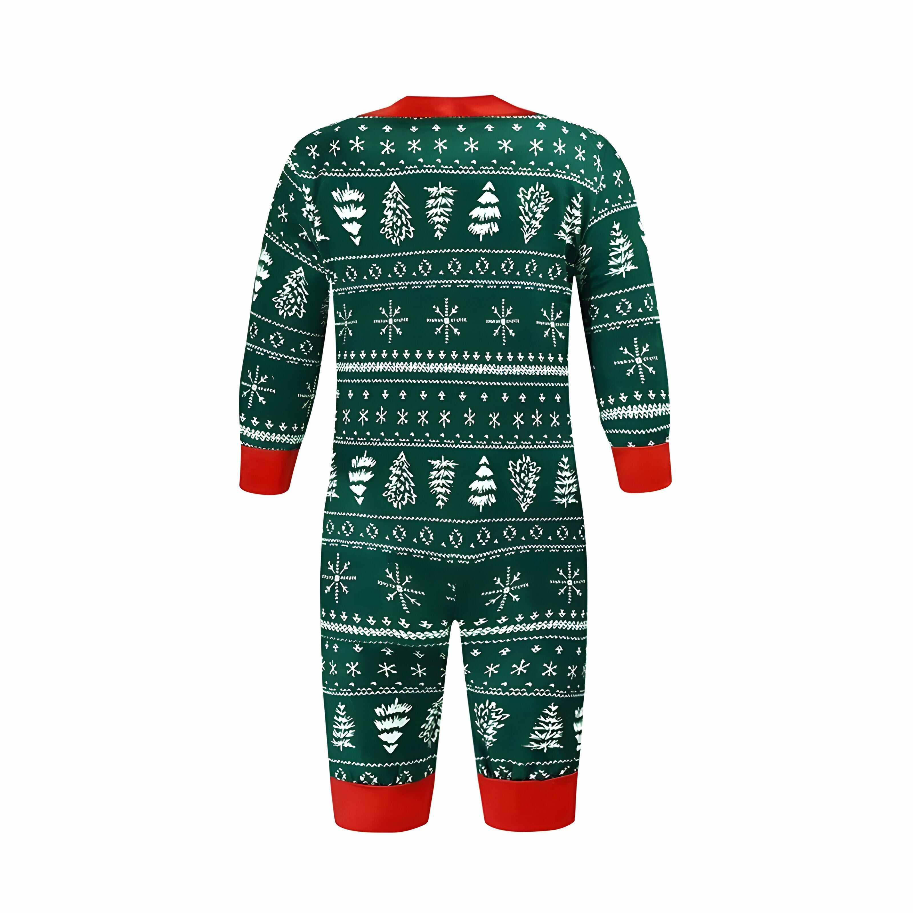 Kids Green Matching Family Christmas Pajamas