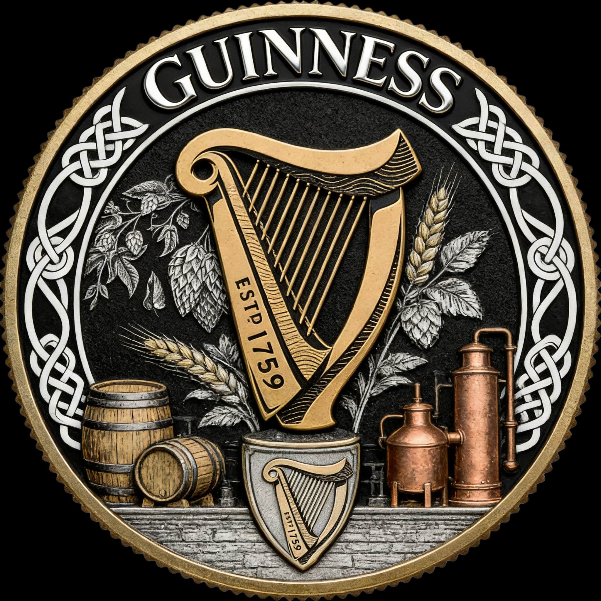 Guinness ESTD 1759 Heritage Commemorative Coin