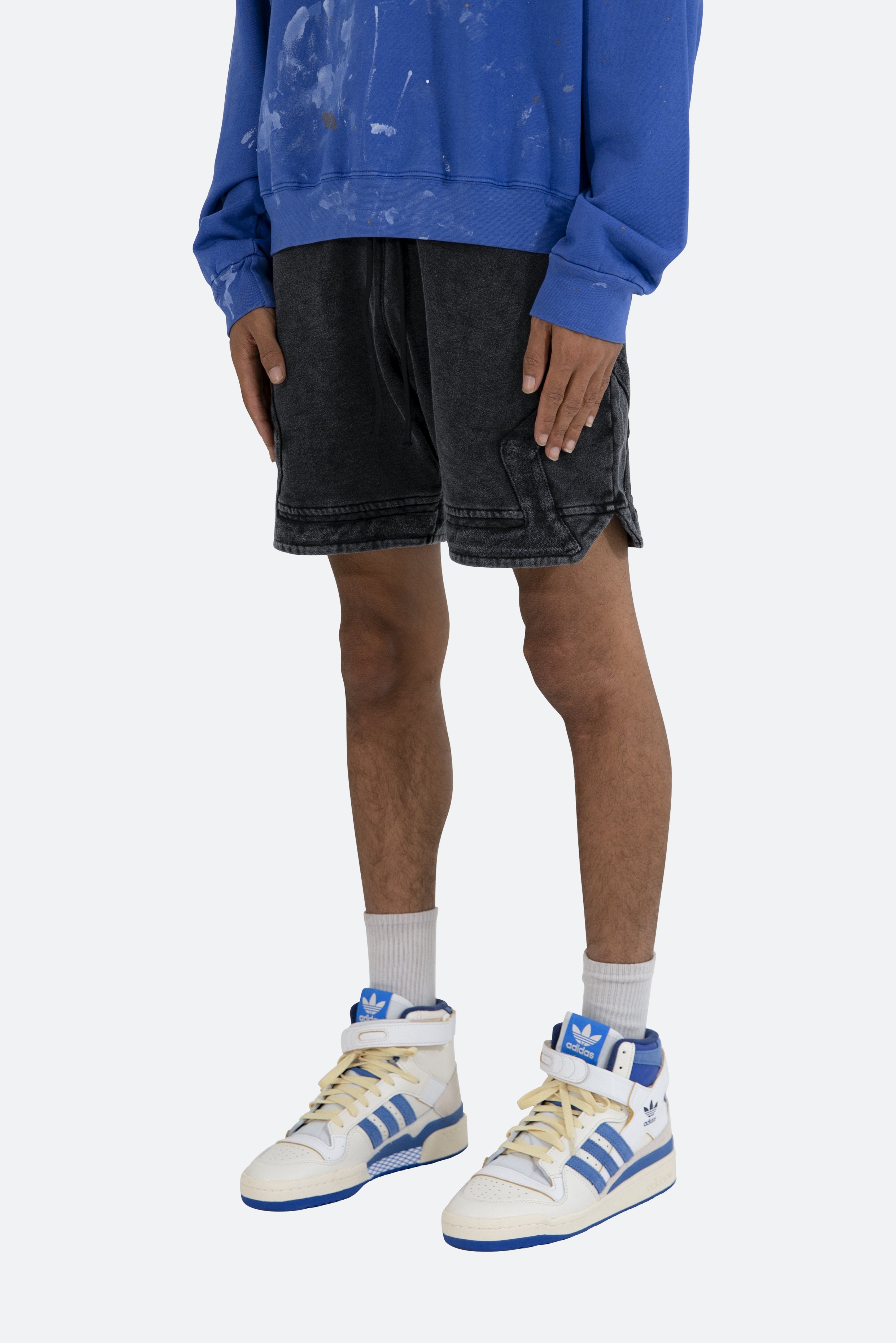 Terry Basketball Shorts - Black