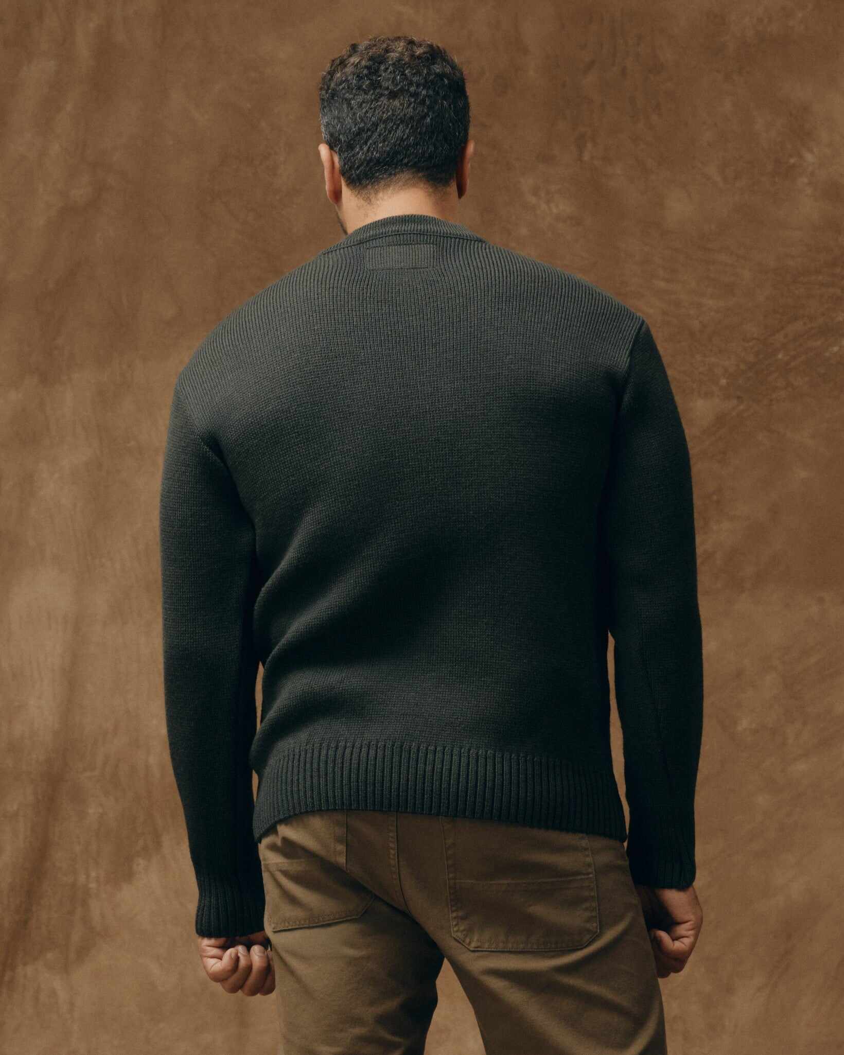 Crewneck Guide Sweater - Dark Timber