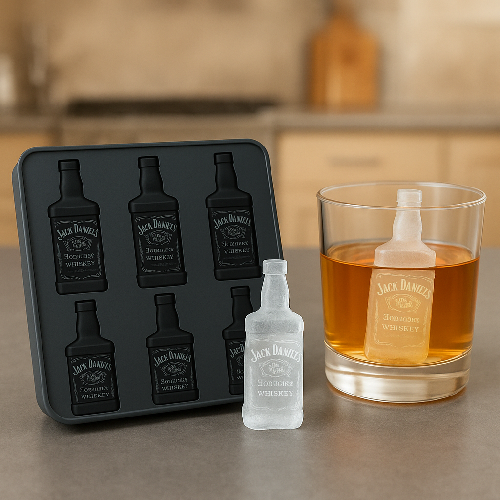Whiskey Bottle Ice Mold