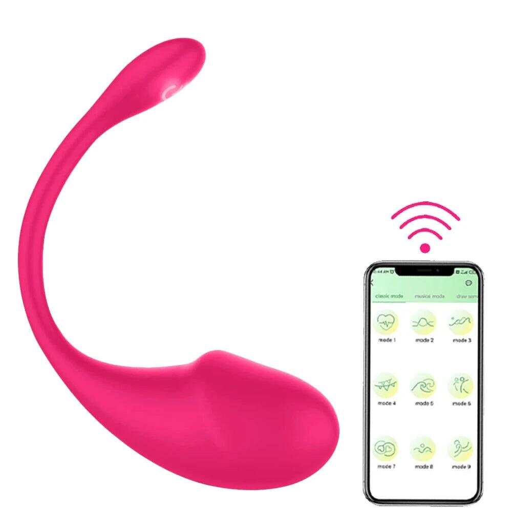 Wireless Bluetooth G-Spot Vibrator – App-Controlled Wearable Clit Egg for Panty Play