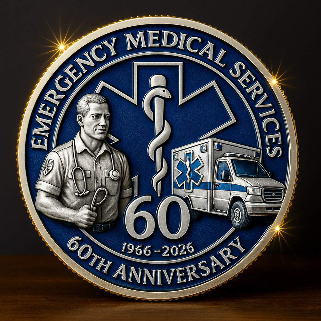 EMS 60th Anniversary Coin