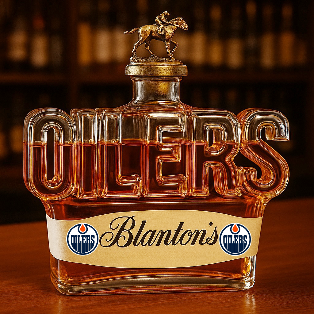 OILERS Whiskey Bottle
