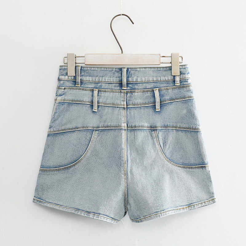 Denim shorts hot pants women