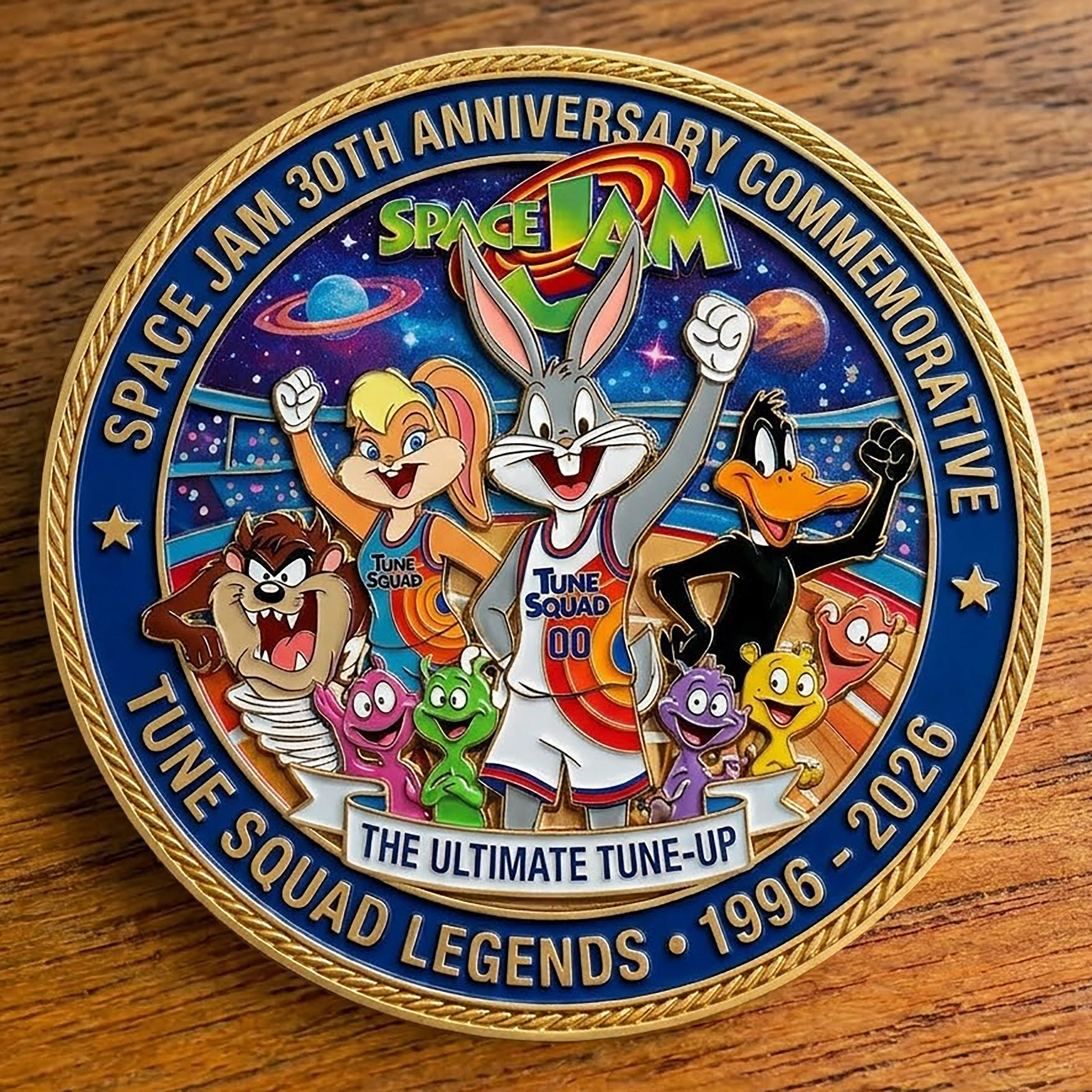Space Jam 30th Anniversary Tune Squad Commemorative Coin