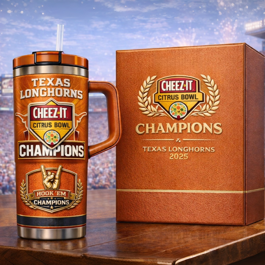 The Longhorns Cheez-It Citrus Bowl Champions 2025 Tumbler