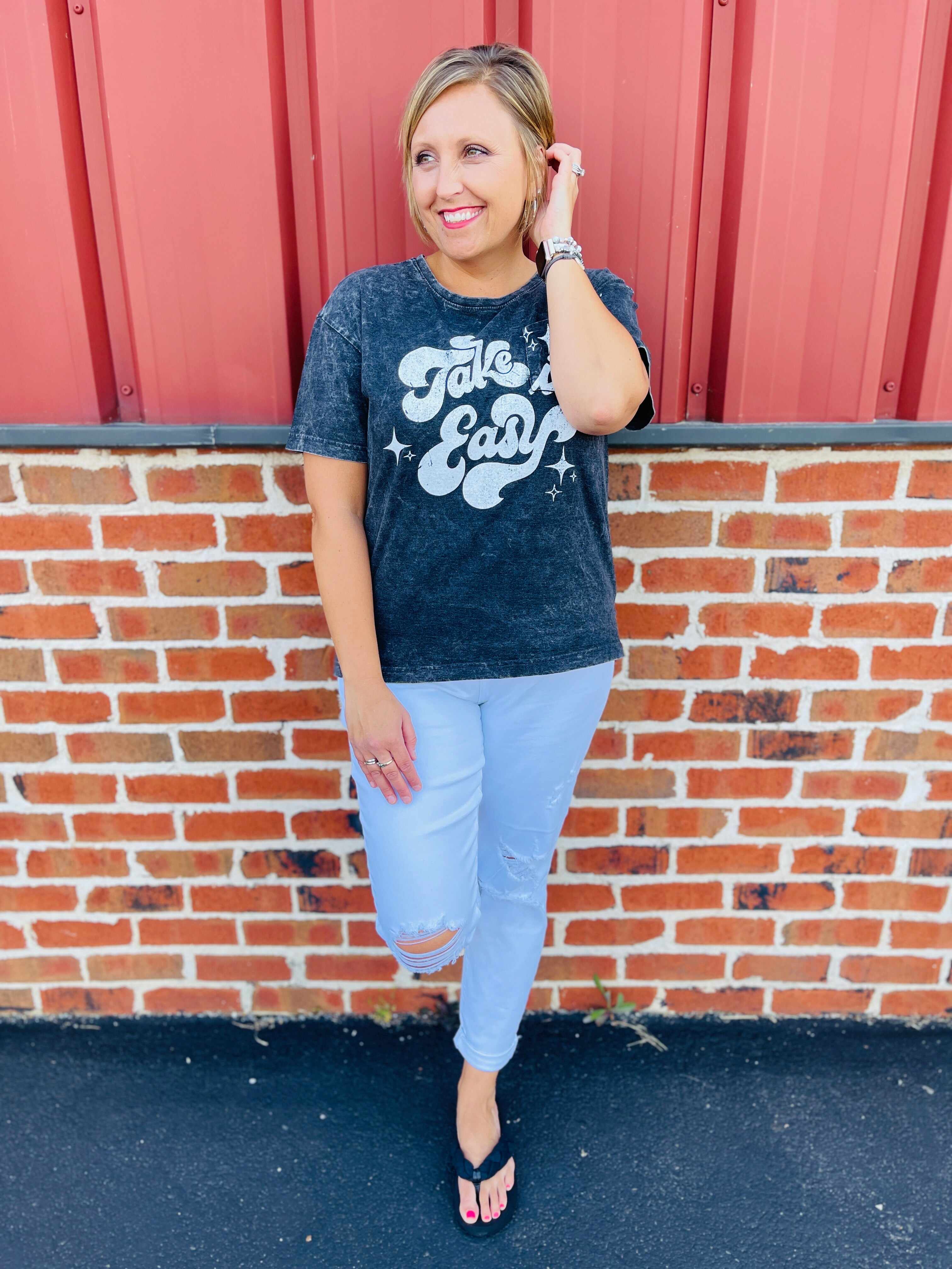 PLUS/REG Break The Ice Boyfriend Jeans