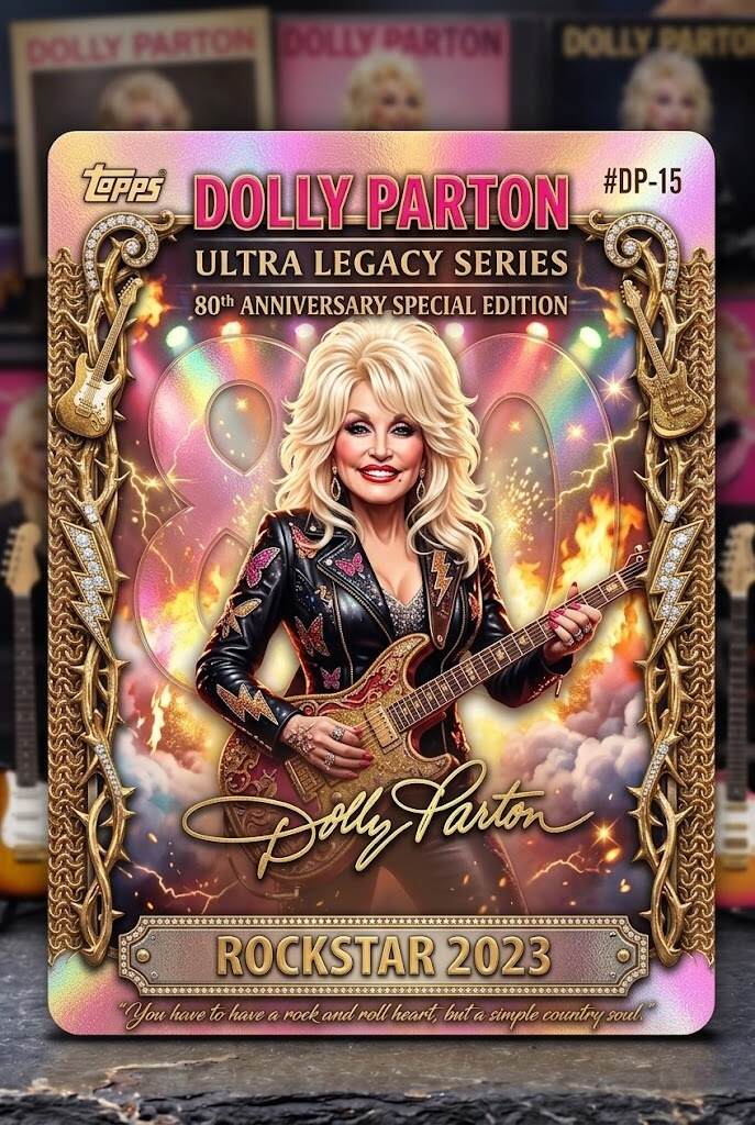 Dolly Parton 80th Anniversary Topps Ultra Premium Trading Cards