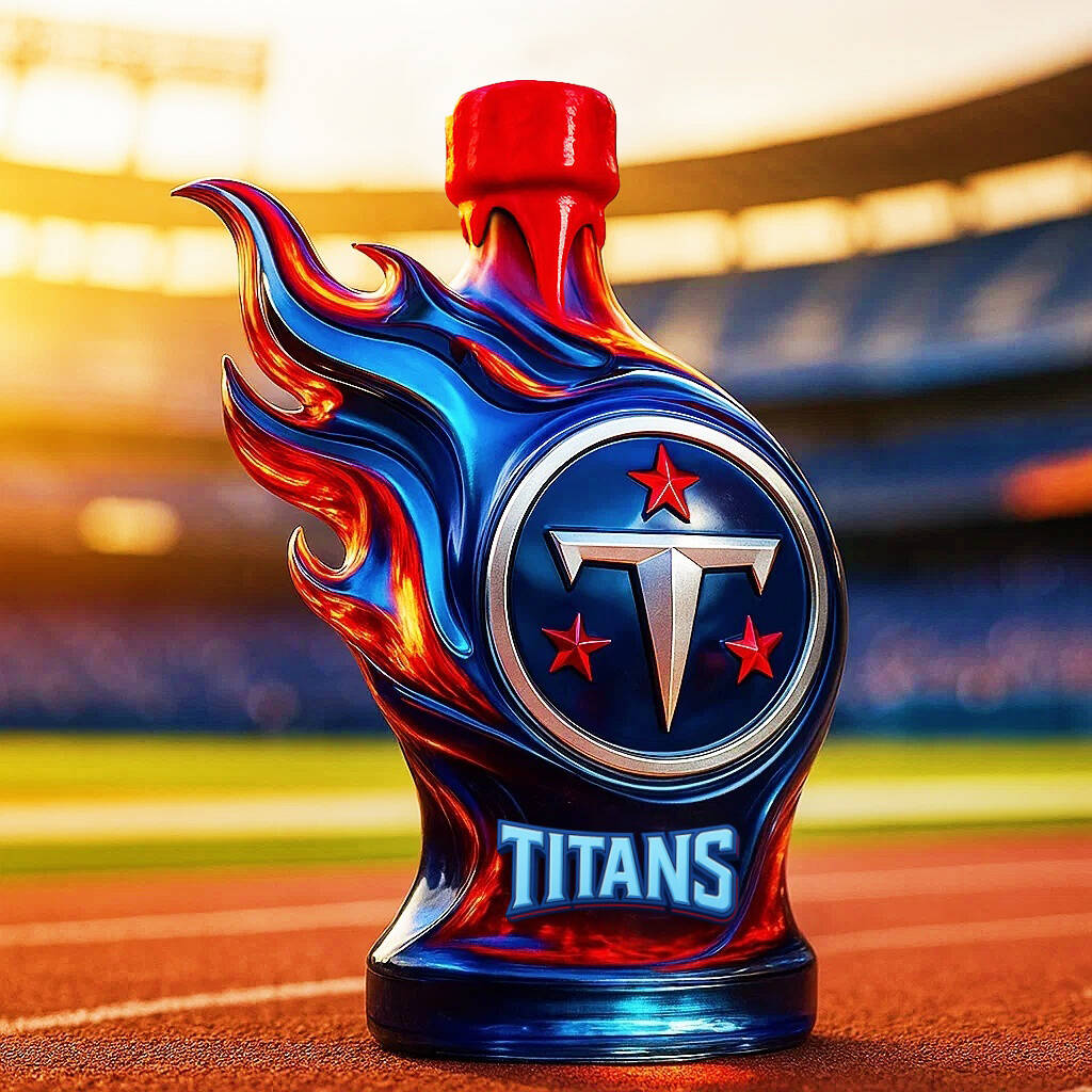 Tennessee TitansTennessee Titans Whiskey Bottle