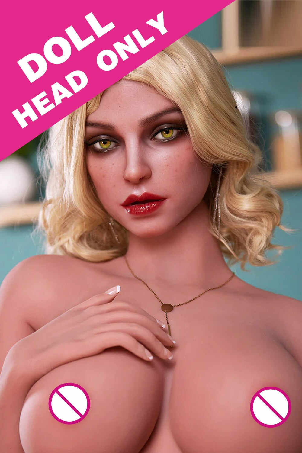 #M3 Oral Sex Head Silicone Mature ROS Sex Doll Head Only