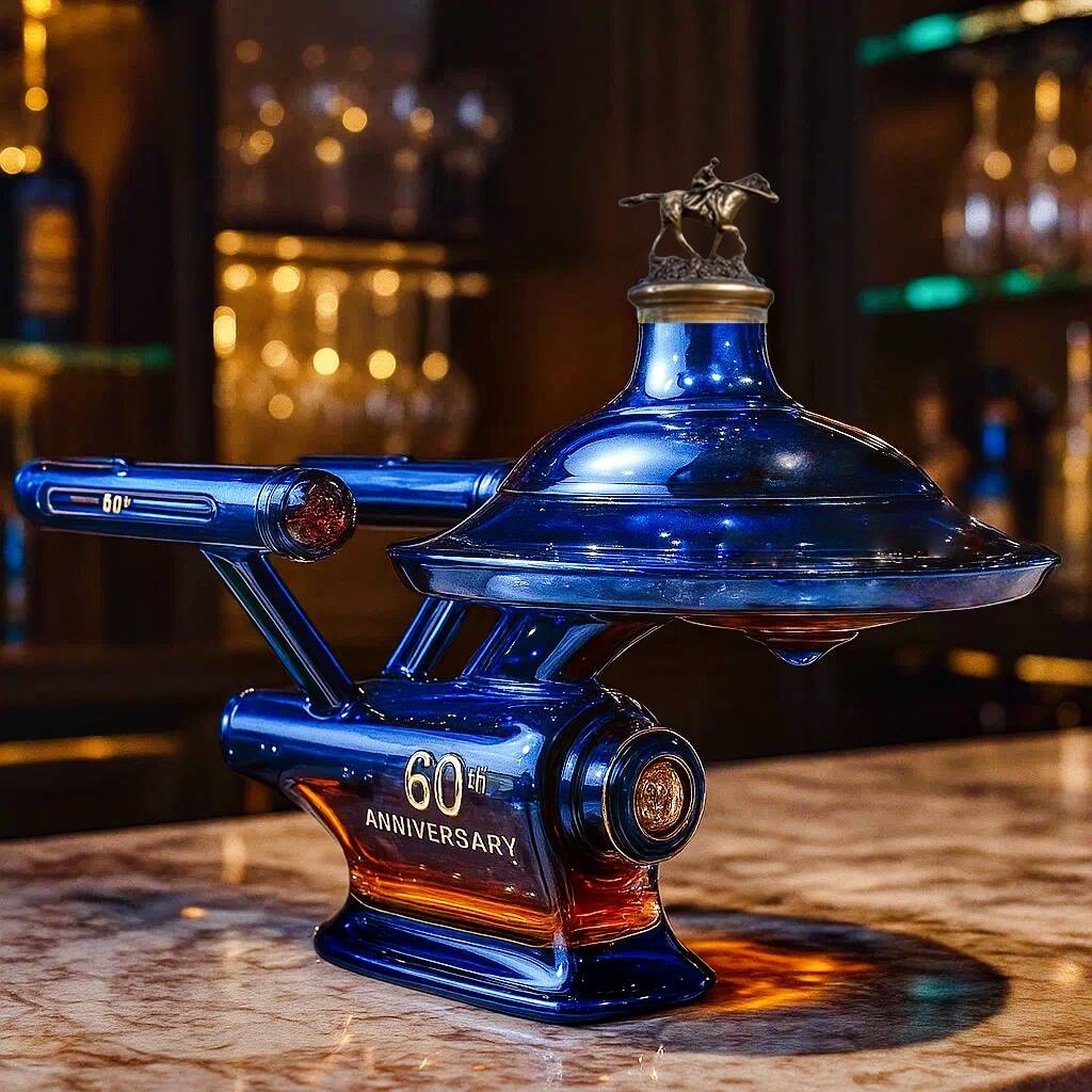 Star Trek 60th Anniversary Whisky Bottle