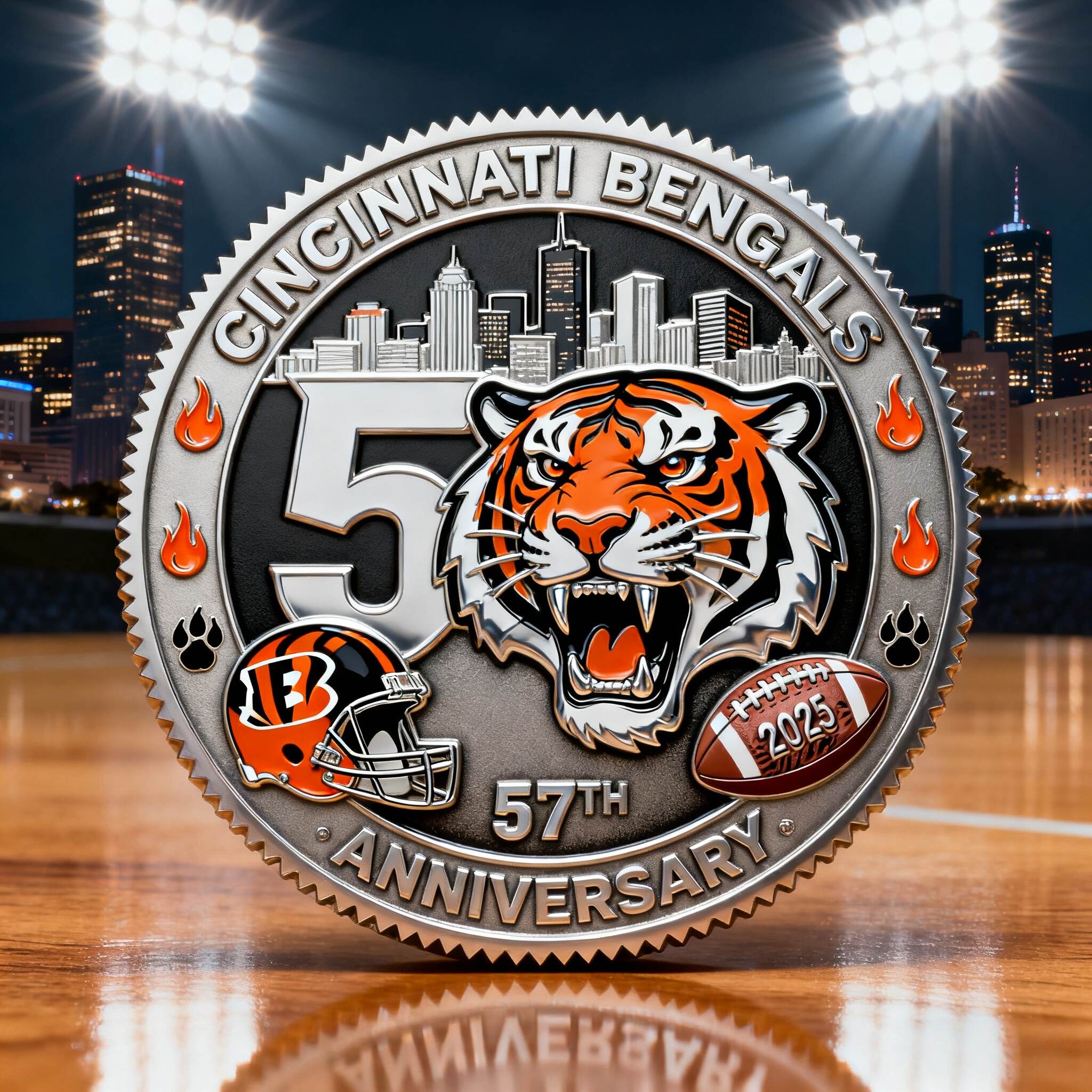 Cincinnati Bengals 57th Anniversary Commemorative Coin